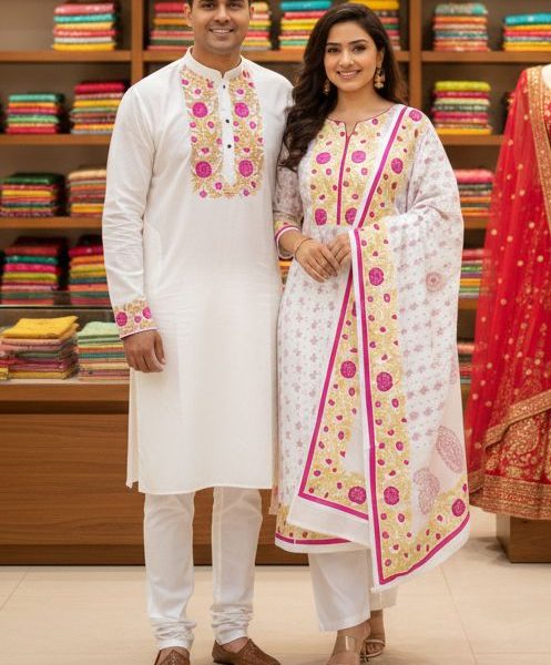 Couple Salwar Kameez Panjabi